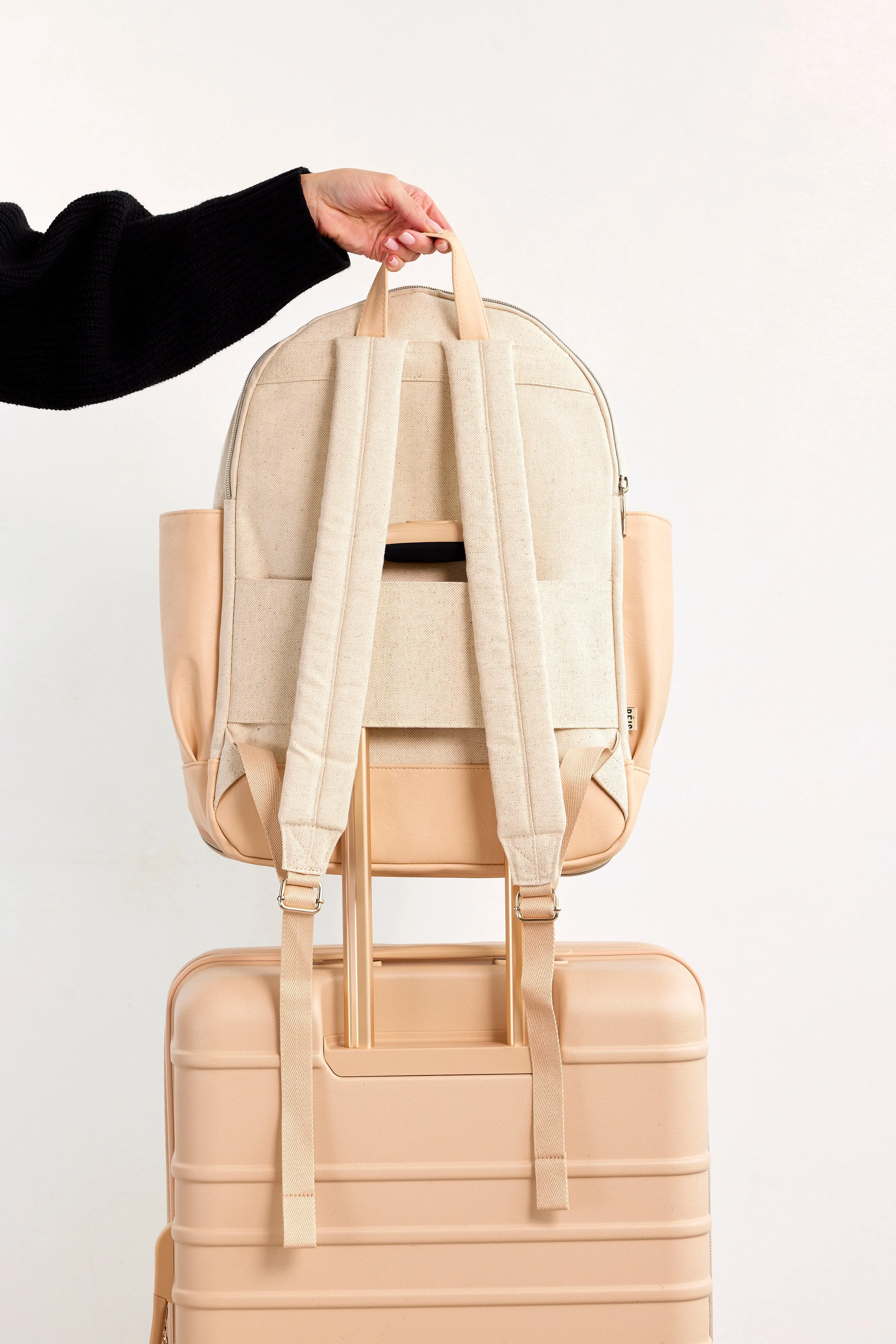 The Backpack in Beige