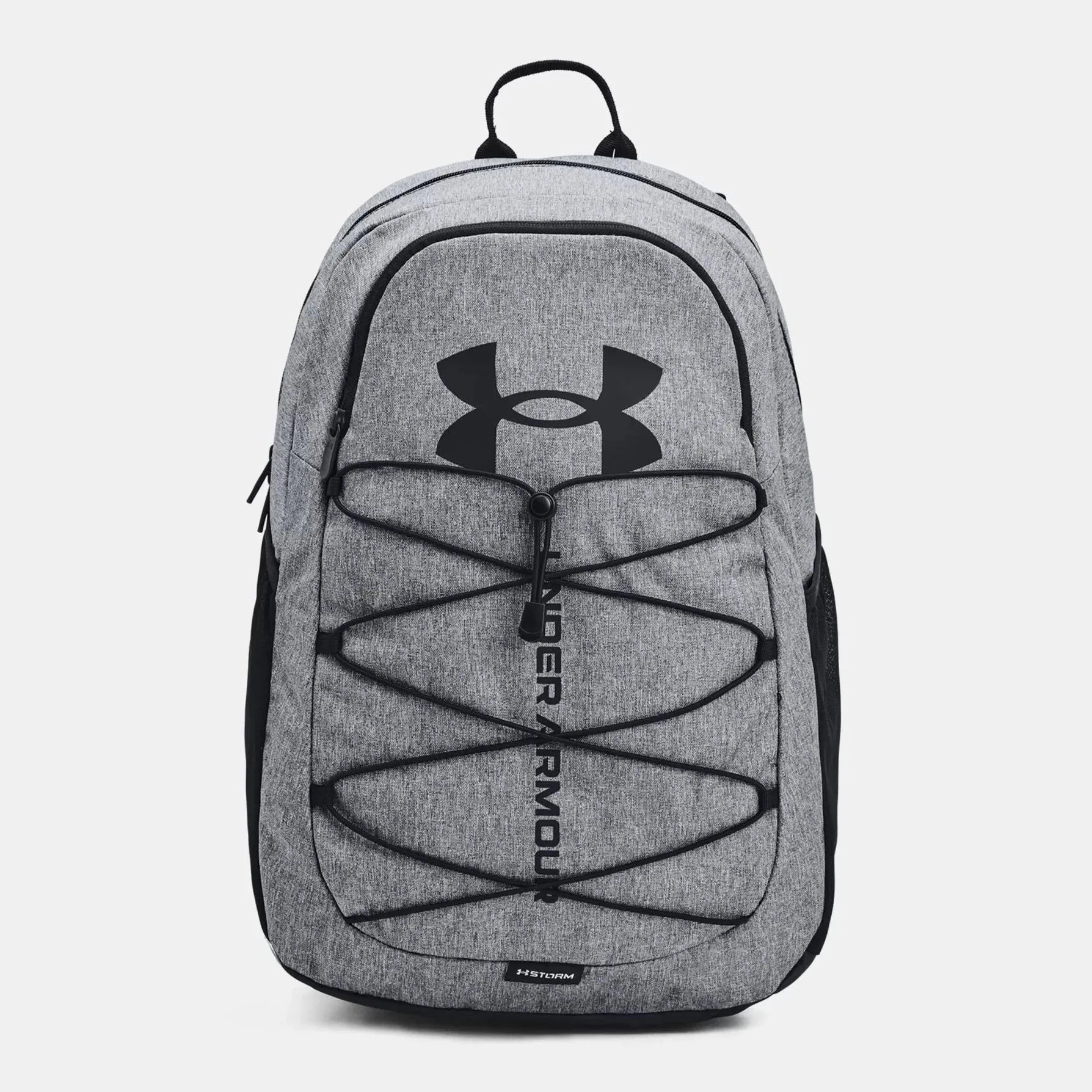 Under Armour Pitch Grey Heather/Black Hustle Sport Backpack