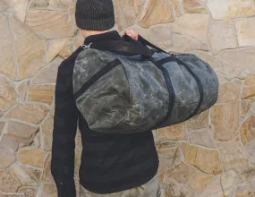 Waxed Canvas Duffle Bag Grey