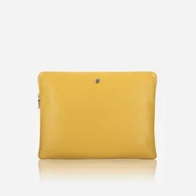 Zip Around Laptop Folder, Fresh Lemon